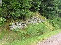 Mur de pierres sur le Chemin du Morthomme, à la sortie du Sentier de l'Epinette